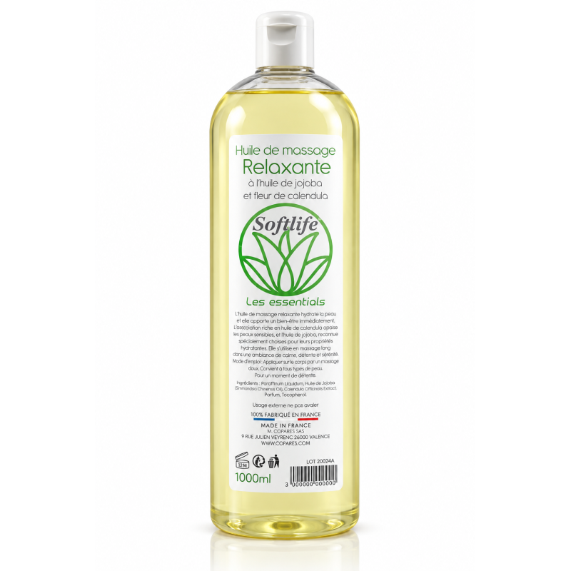 Huile de massage relaxante 1000ml