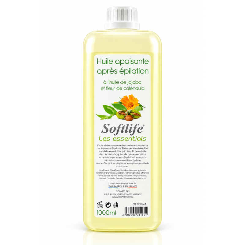 Huile après epilation apaisante 1lt