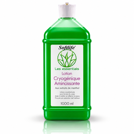 Lotion cryogenique amincissante menthol 1lt