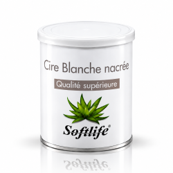Cire tiede jetable blanche...
