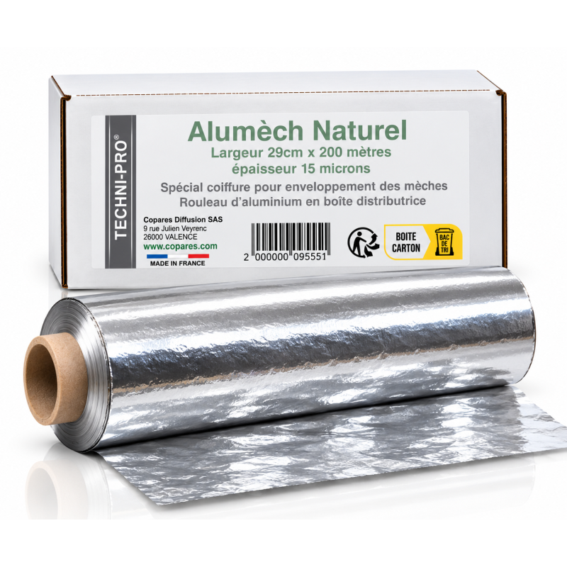 Alumech naturel 15microns rouleau 29cm 200m