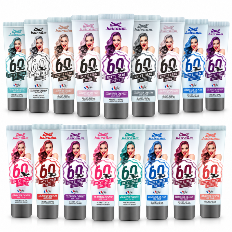 Sixty's color Hairgum semi permanent 60ml