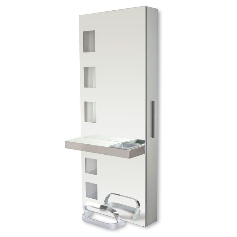 Podio box coiffeuse murale