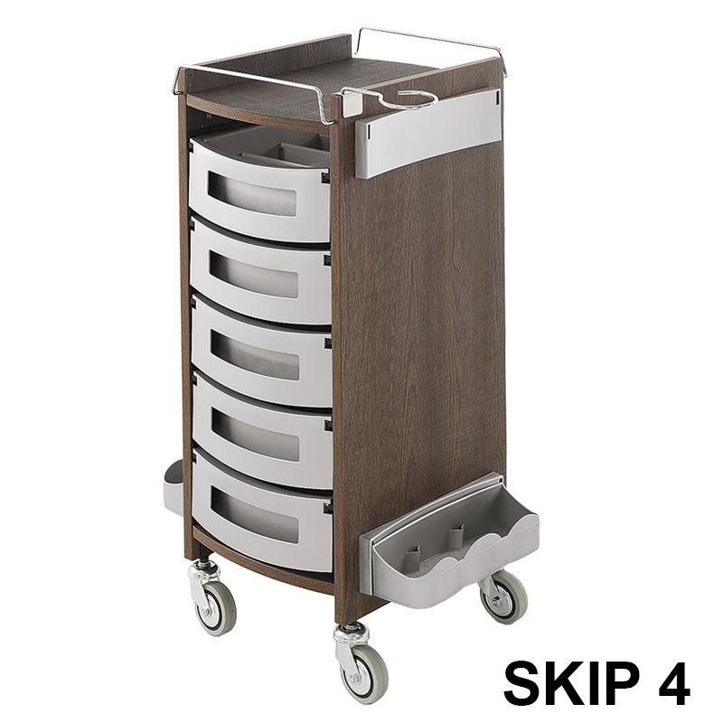Skip tablette de service bois 6 coloris