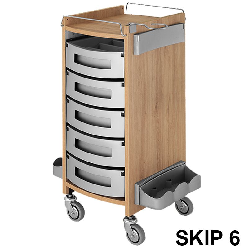 Skip tablette de service bois 6 coloris