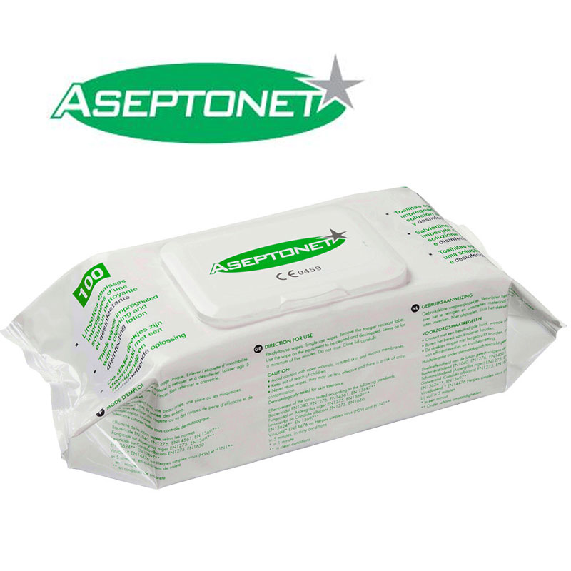 Aseptonet lingettes desinfectante CE0459 x100